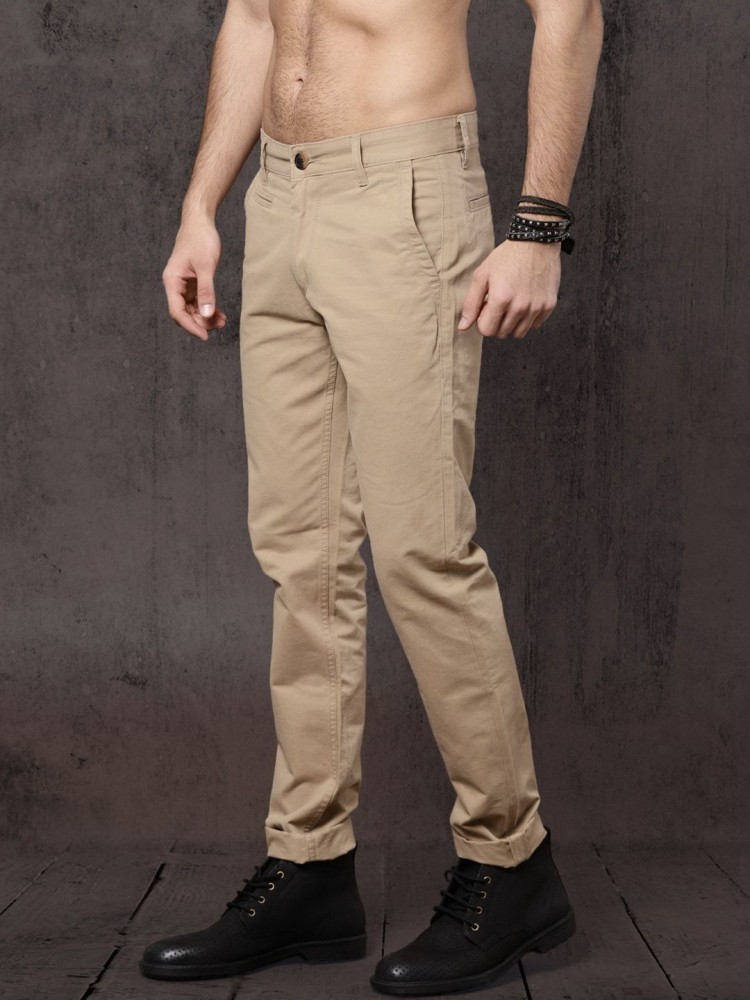 Textured Formal Trousers In Beige B91 Kettle