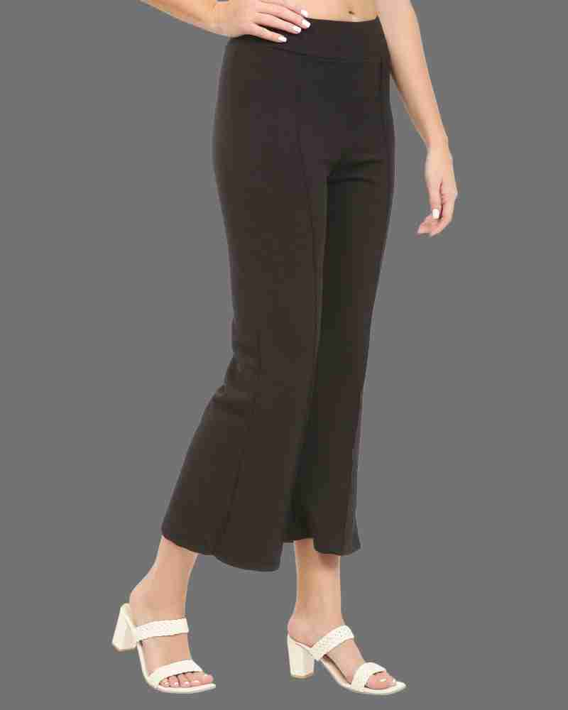 Pipal Regular Fit Women Black, White Trousers - Buy Pipal Regular Fit Women  Black, White Trousers Online at Best Prices in India