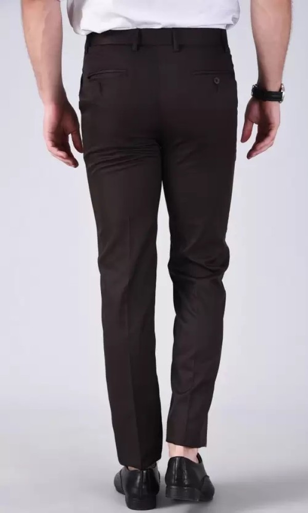 Buy Men Grey Milano Fit Formal Trousers online  Looksgudin