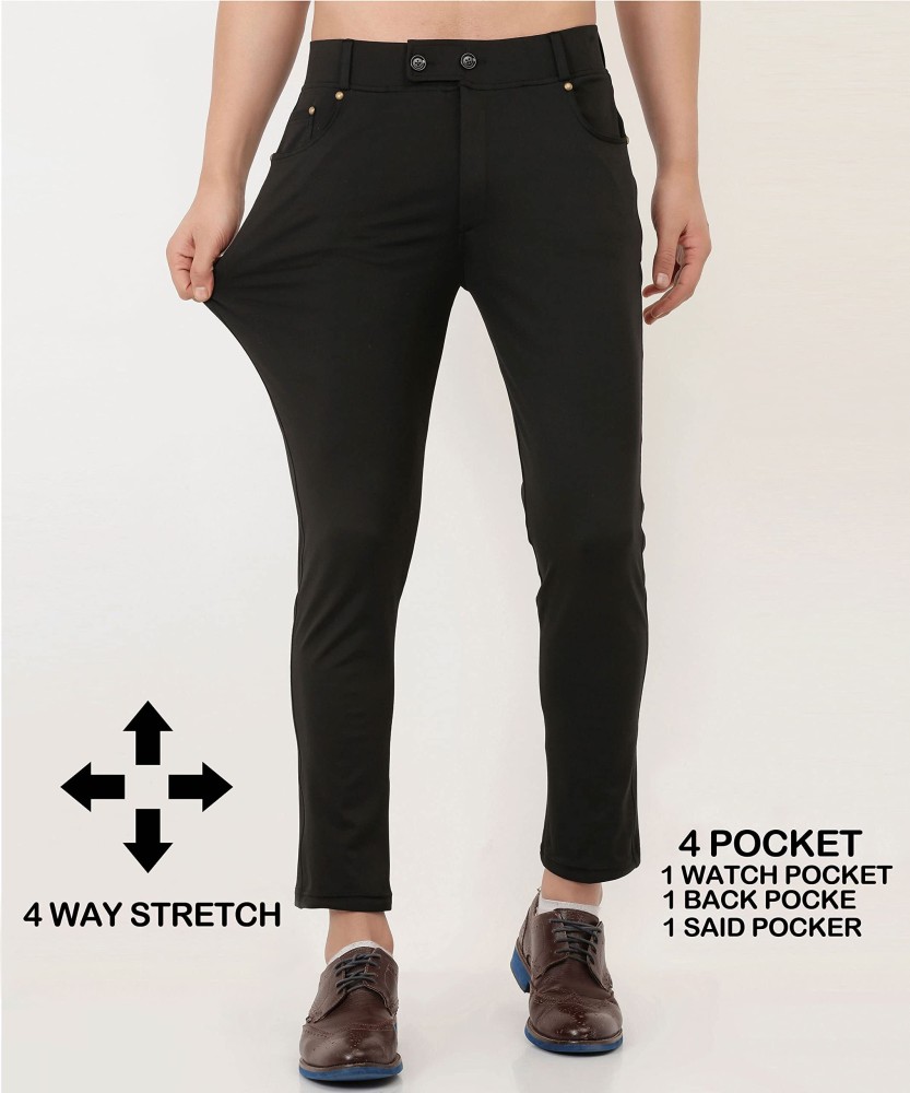 Women Stretch Trousers - Buy Women Stretch Trousers online in India