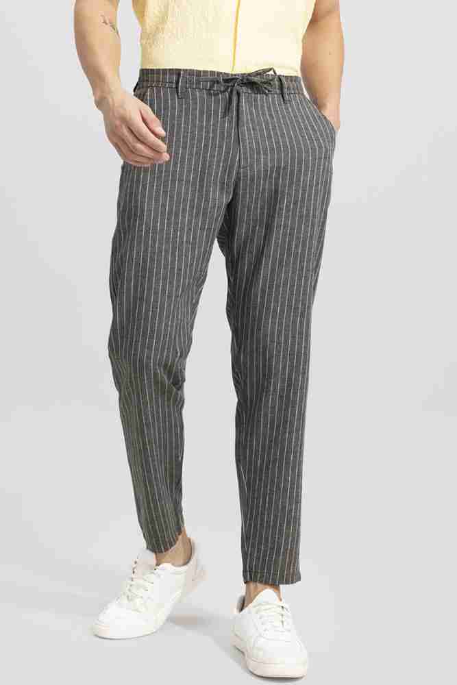 Buy Grey Trousers & Pants for Men by SNITCH Online