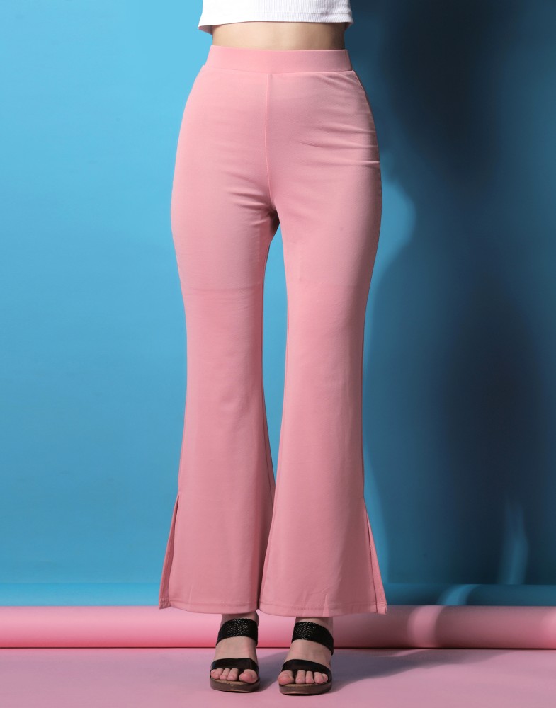 Siril Regular Fit Women Pink Trousers - Buy Siril Regular Fit Women Pink  Trousers Online at Best Prices in India