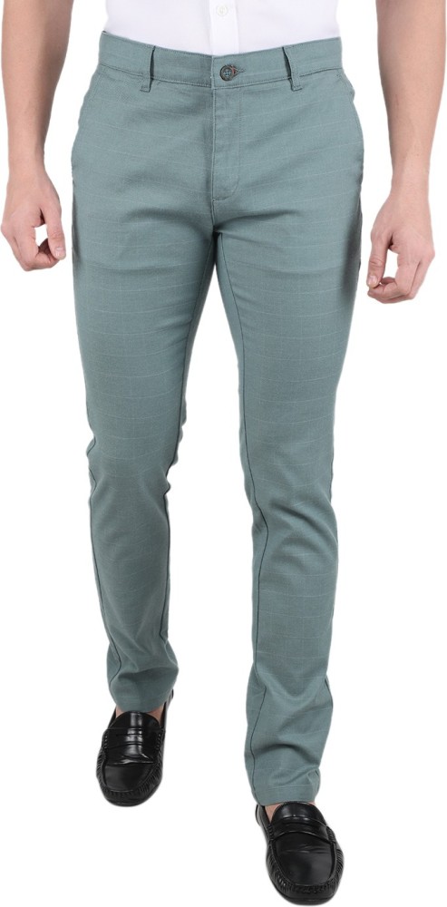 Buy Men Khaki Regular Fit Trouser Online in India - Monte Carlo
