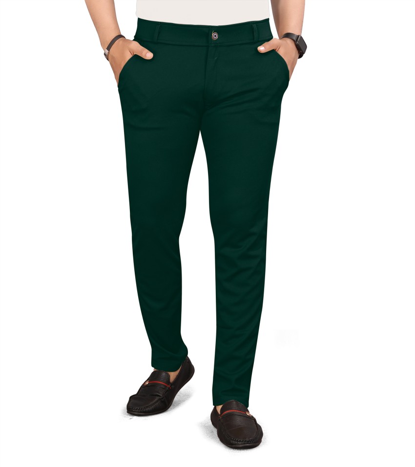 Buy Green Trousers & Pants for Women by IUGA Online