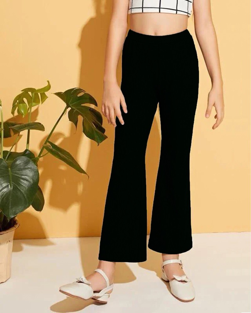 Girls Black Trousers - Buy Girls Black Trousers online in India