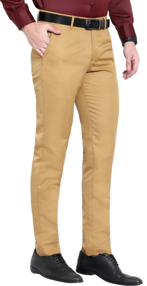 Buy Khaki Trousers  Pants for Men by BASICS Online  Ajiocom