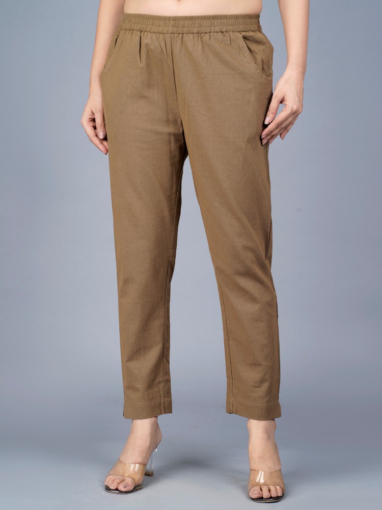 Linen Pants for Women Solid Color Cargo White Pants India  Ubuy