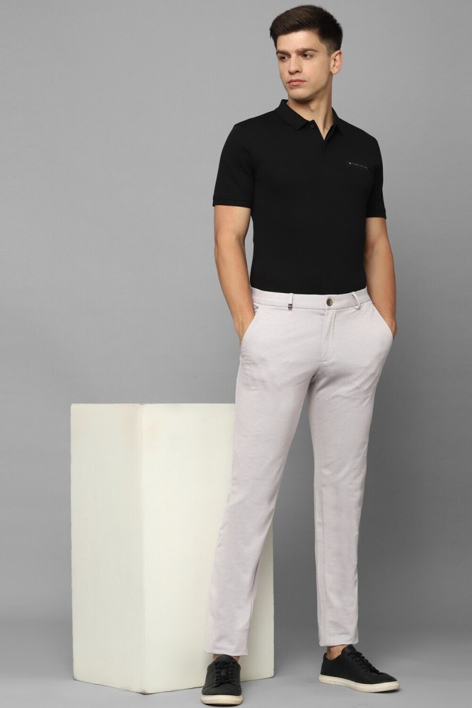 Buy Louis Philippe Grey Trousers Online - 738355