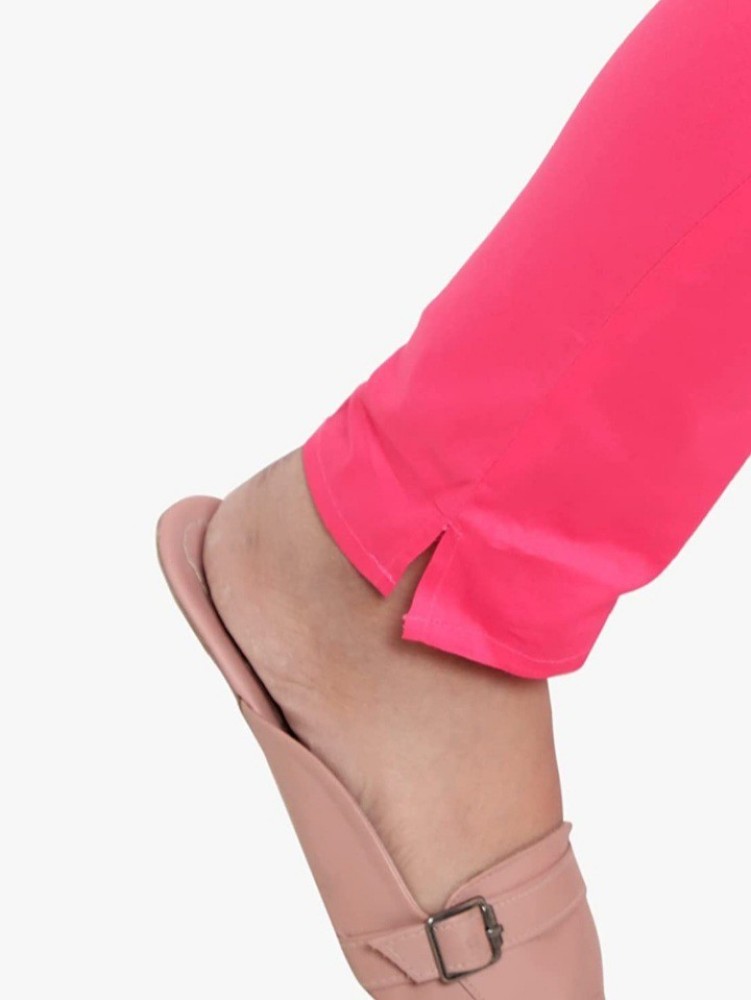 LUX LYRA Slim Fit Women Pink Trousers - Buy LUX LYRA Slim Fit Women Pink  Trousers Online at Best Prices in India