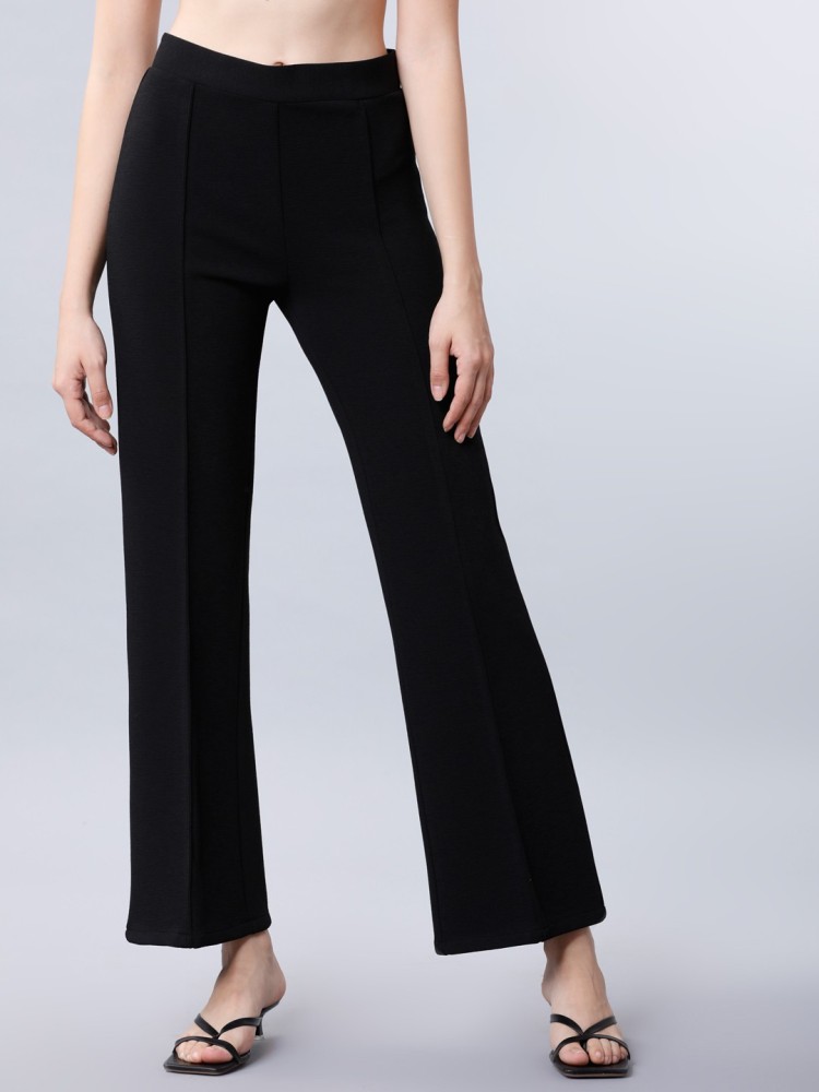 Tokyo Talkies Tapered Women Black Trousers  Buy Tokyo Talkies Tapered  Women Black Trousers Online at Best Prices in India  Flipkartcom