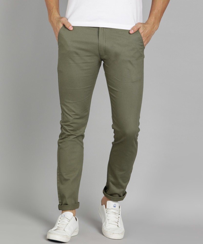 Buy Highlander Olive Green Slim Fit Solid Regular Trousers for Men Online  at Rs585  Ketch