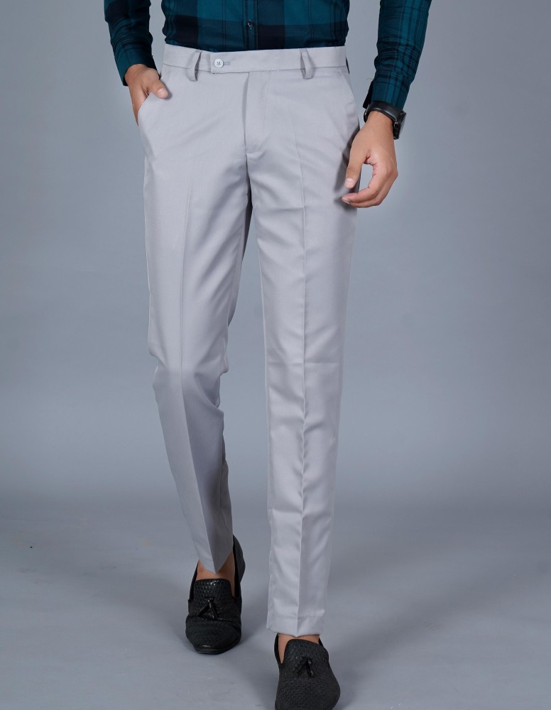 ABHISHNA Regular Fit Men Grey Trousers  Buy ABHISHNA Regular Fit Men Grey  Trousers Online at Best Prices in India  Flipkartcom