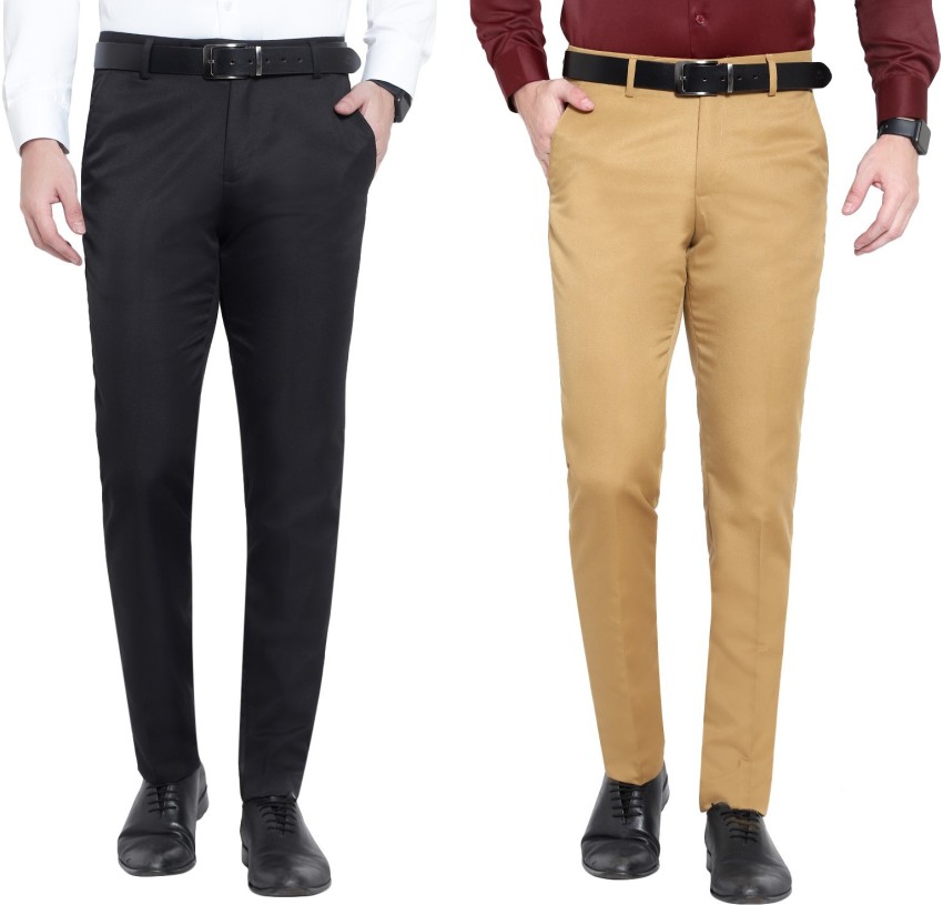 Buy Khaki Trousers  Pants for Men by PARX Online  Ajiocom