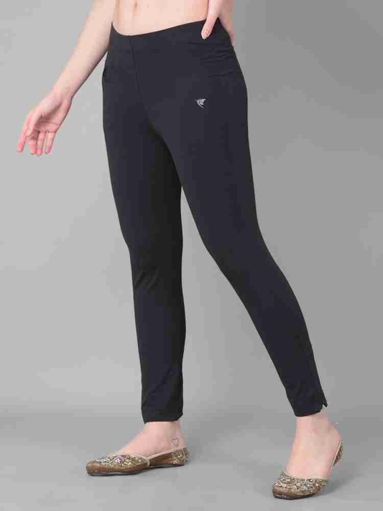 Comfort Lady Regular Fit Women Black, Purple Trousers - Buy Comfort Lady  Regular Fit Women Black, Purple Trousers Online at Best Prices in India