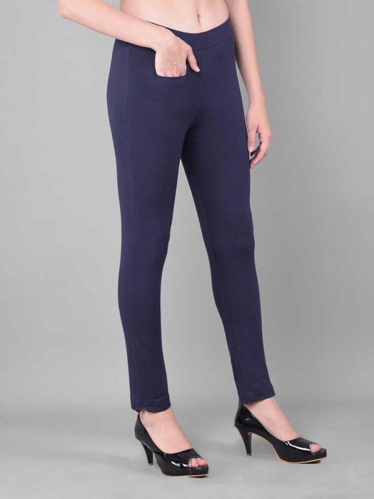 Comfort Lady Regular Fit Women Blue Trousers - Buy Comfort Lady