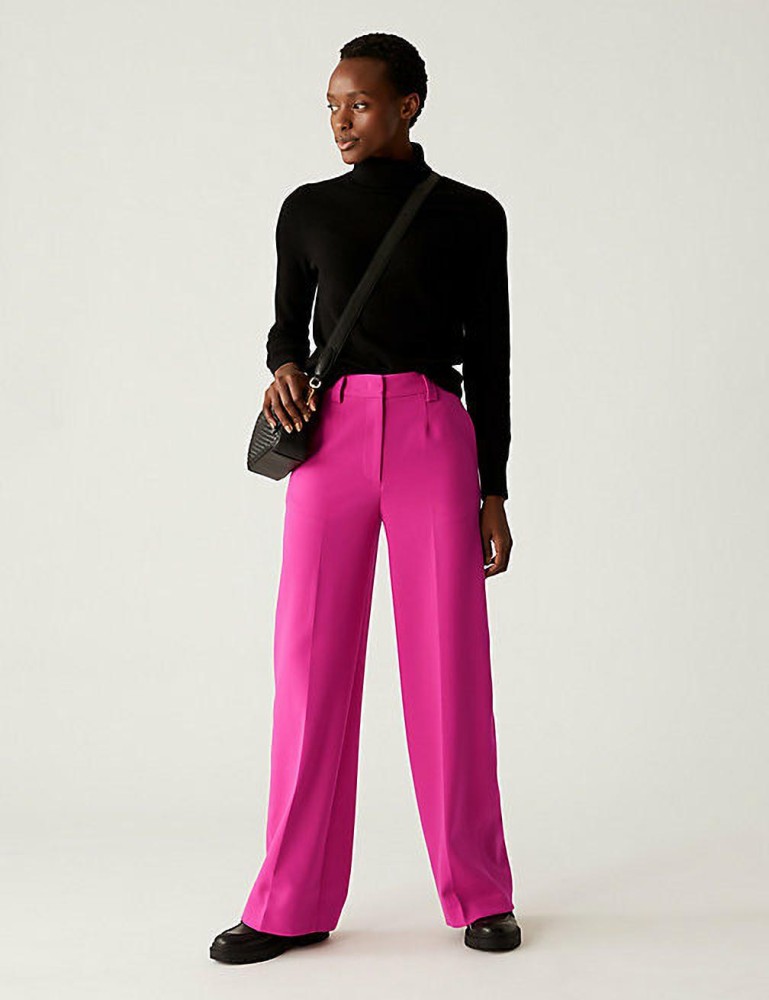 Buy Pink Trousers  Pants for Women by Vero Moda Online  Ajiocom