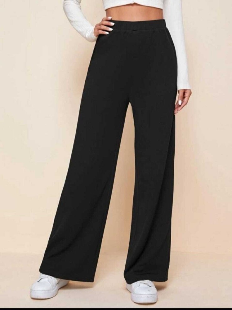 Broadstar Relaxed Women Black Trousers - Buy Broadstar Relaxed Women Black  Trousers Online at Best Prices in India