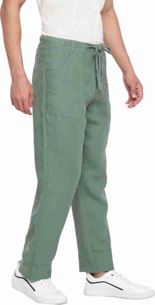 Fabindia Regular Fit Men Green Trousers - Buy Fabindia Regular Fit Men  Green Trousers Online at Best Prices in India