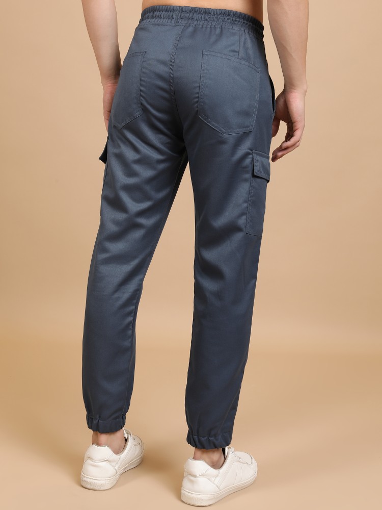 HIGHLANDER Regular Fit Men Blue Trousers - Buy HIGHLANDER Regular Fit Men  Blue Trousers Online at Best Prices in India