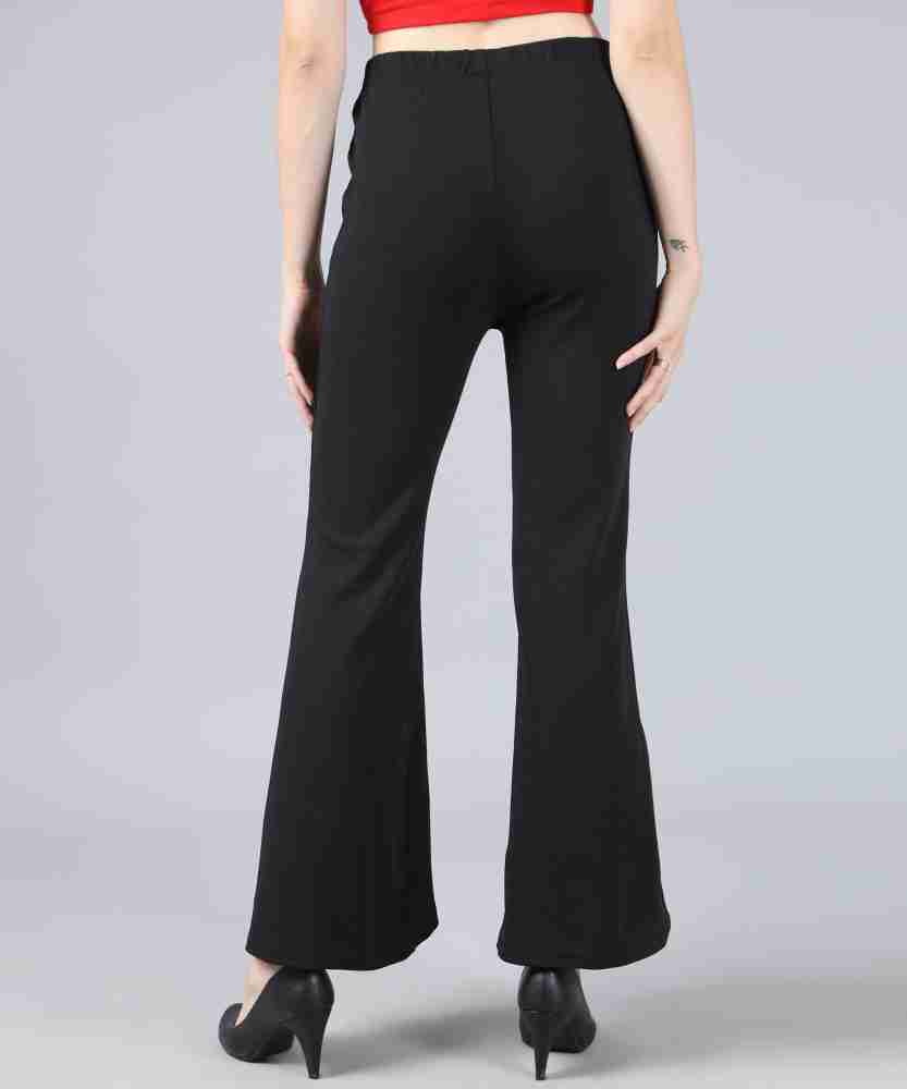 LEE TEX Regular Fit Women Black Trousers - Buy LEE TEX Regular Fit