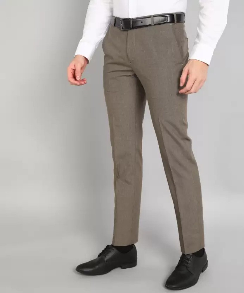 Mans Fab Slim Fit Men Brown Trousers Buy Mans Fab Slim Fit Men