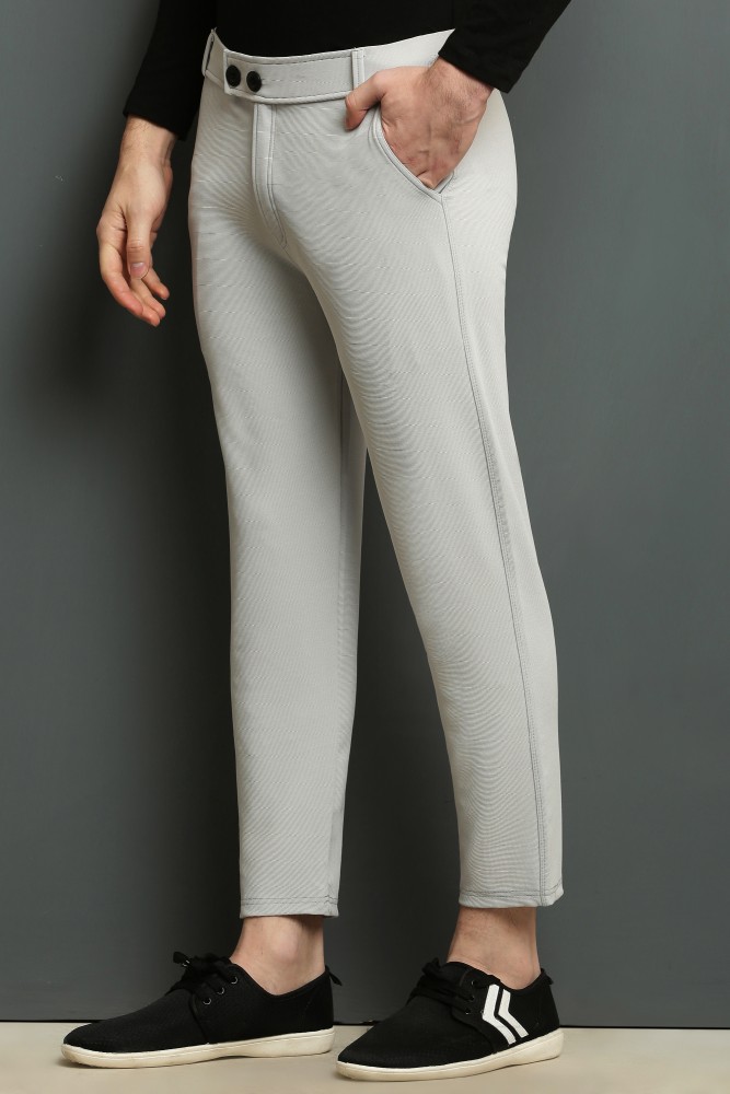 We Perfect Regular Fit Men Grey Trousers - Buy We Perfect Regular Fit Men  Grey Trousers Online at Best Prices in India