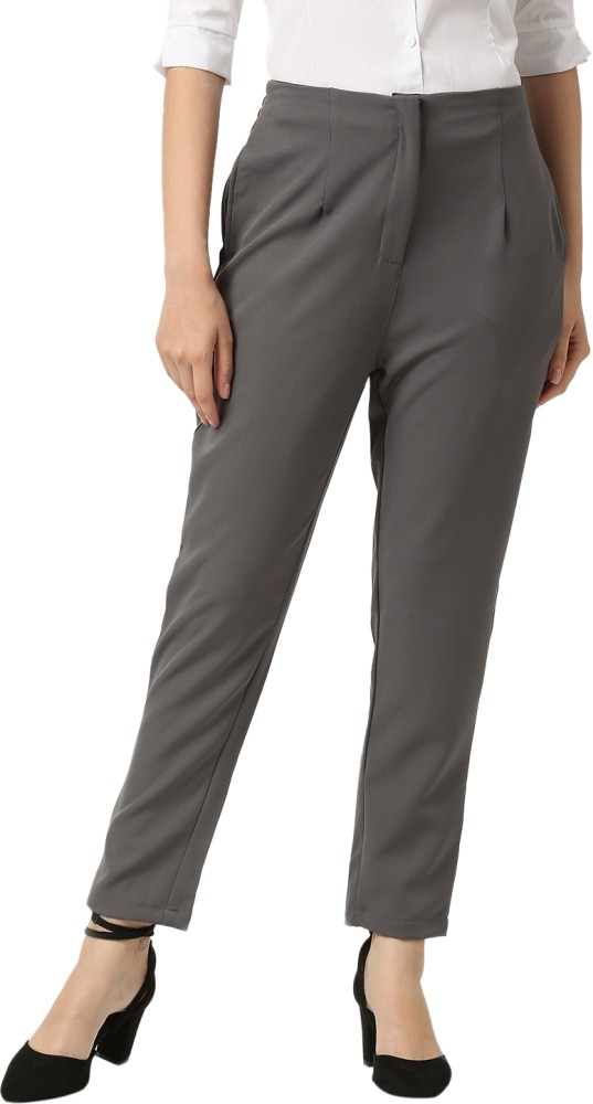 Surhi Slim Fit Men Grey Trousers  Buy Surhi Slim Fit Men Grey Trousers  Online at Best Prices in India  Flipkartcom