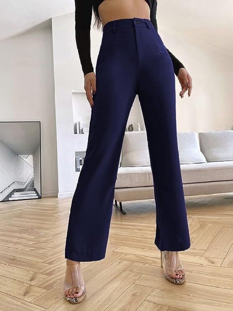 SWORNOF Women Polyester Blend Solid Trousers for Dailywear Slim Fit Women  Multicolor Trousers  Buy SWORNOF Women Polyester Blend Solid Trousers for  Dailywear Slim Fit Women Multicolor Trousers Online at Best Prices