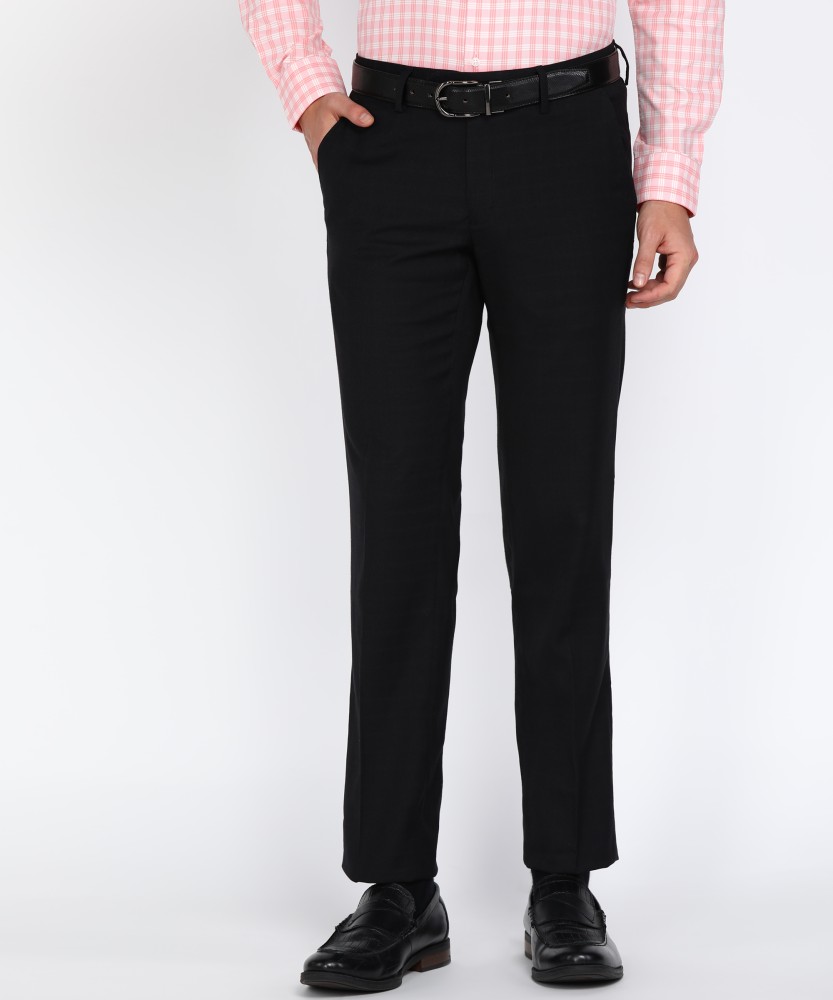 PARK AVENUE Slim Fit Men Black Trousers  Buy PARK AVENUE Slim Fit Men  Black Trousers Online at Best Prices in India  Flipkartcom
