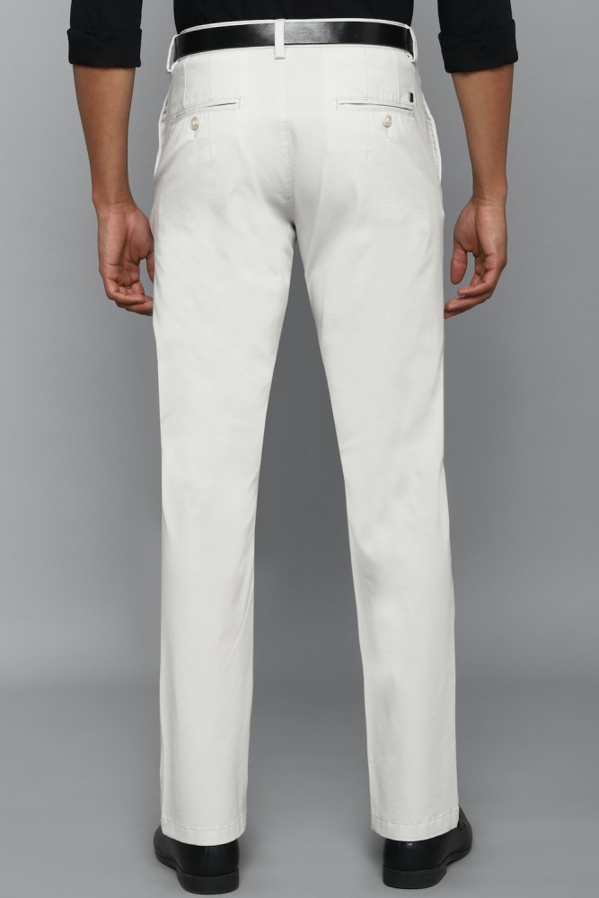 Buy Women White Regular Fit Stripe Casual Trousers Online  342970  Allen  Solly