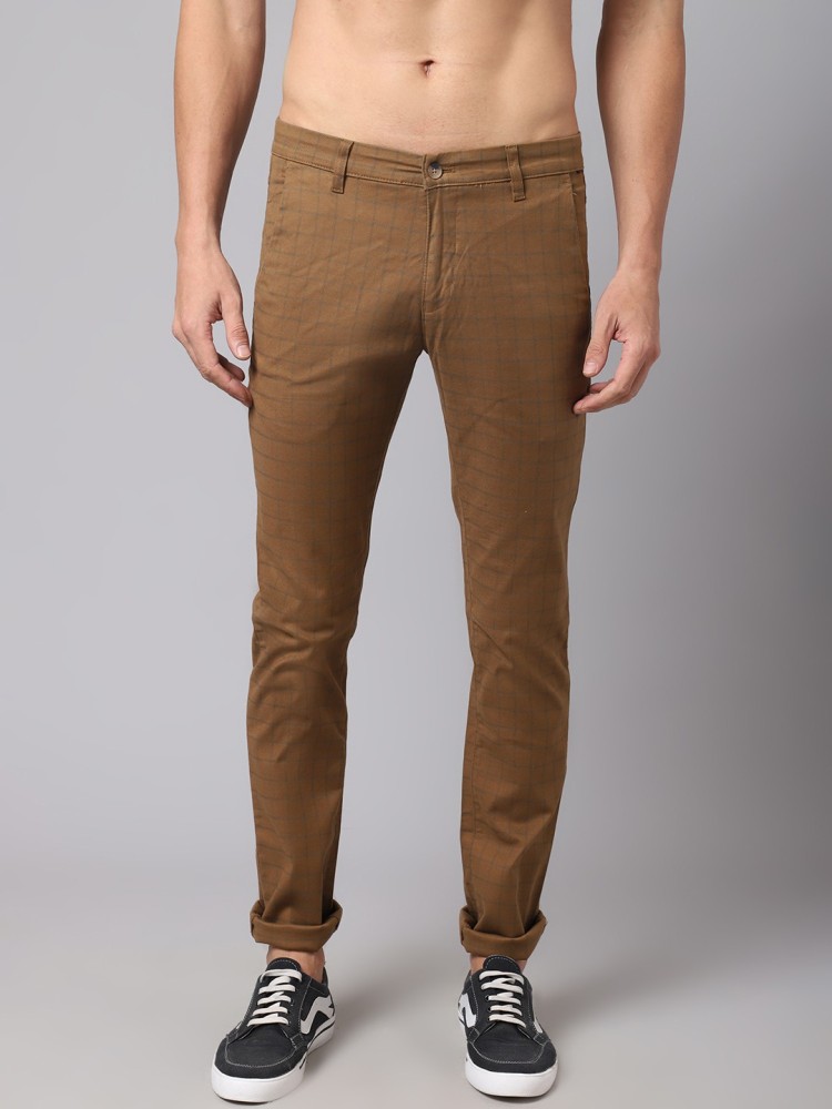 Buy Cantabil Olive Flat Front Trousers for Men Online  Tata CLiQ