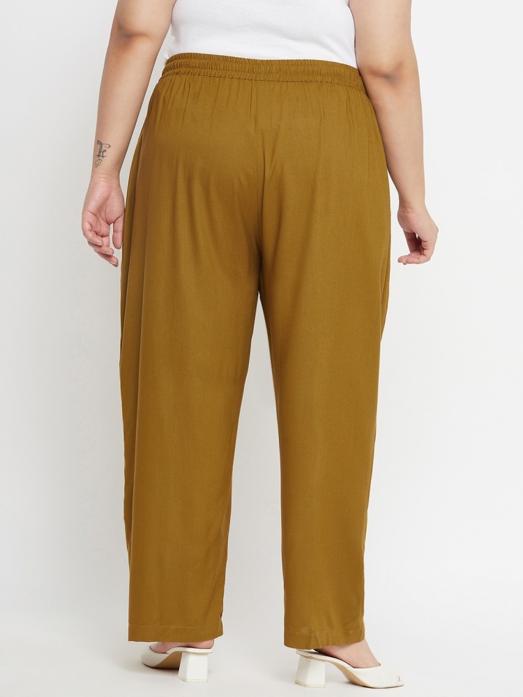 Plain Khaki Women Plus Size Short Pants, Waist Size: 40 inch at Rs  1999/piece in Bengaluru