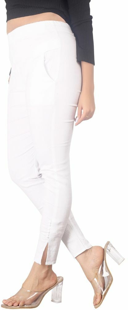 Pipal Regular Fit Women Black, White Trousers - Buy Pipal Regular Fit Women  Black, White Trousers Online at Best Prices in India