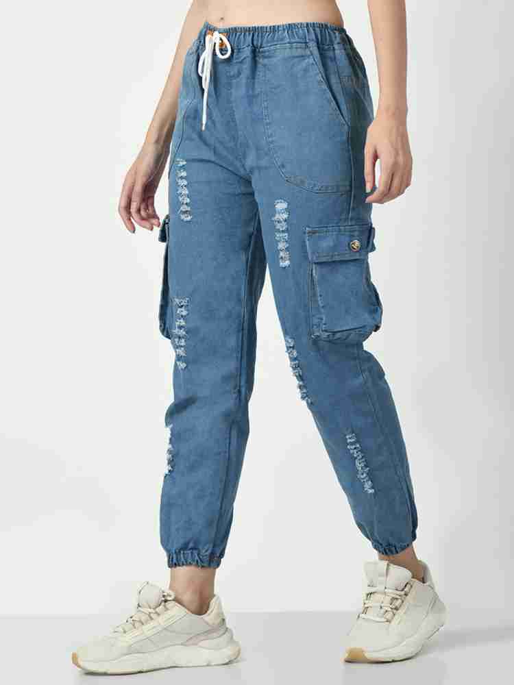 METRONAUT Jogger Fit Women Light Blue Jeans - Buy METRONAUT Jogger Fit Women  Light Blue Jeans Online at Best Prices in India