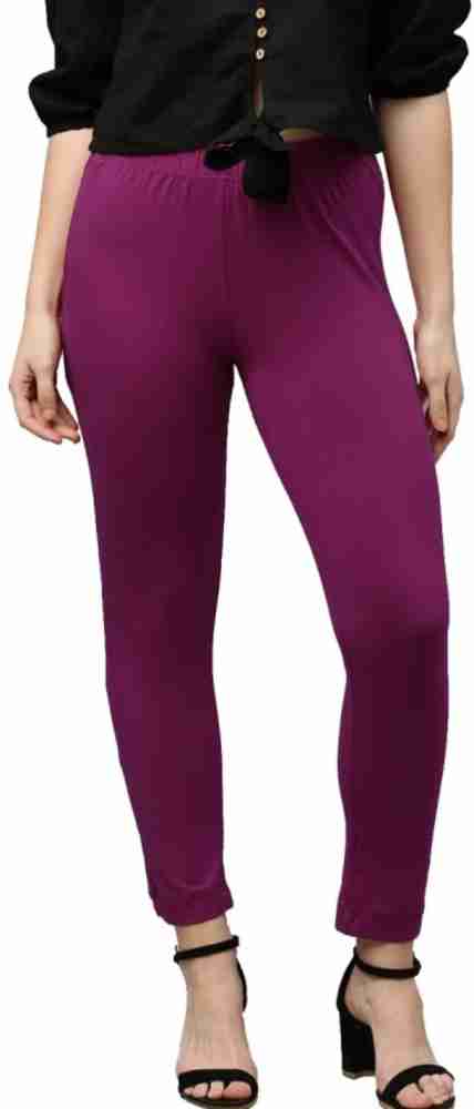 LUX LYRA Slim Fit Women Purple Trousers - Buy LUX LYRA Slim Fit