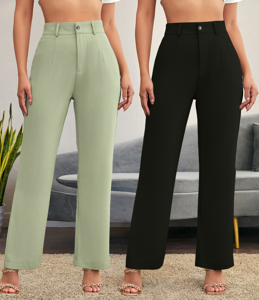Stylefabs Regular Fit Women Pink Trousers - Buy Stylefabs Regular Fit Women  Pink Trousers Online at Best Prices in India | Flipkart.com