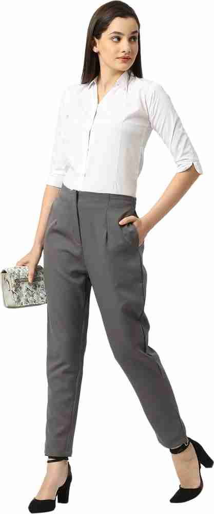 Grey formal store trousers womens