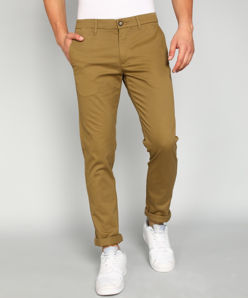 US POLO ASSN Slim Fit Men Khaki Trousers  Buy US POLO ASSN Slim Fit  Men Khaki Trousers Online at Best Prices in India  Flipkartcom