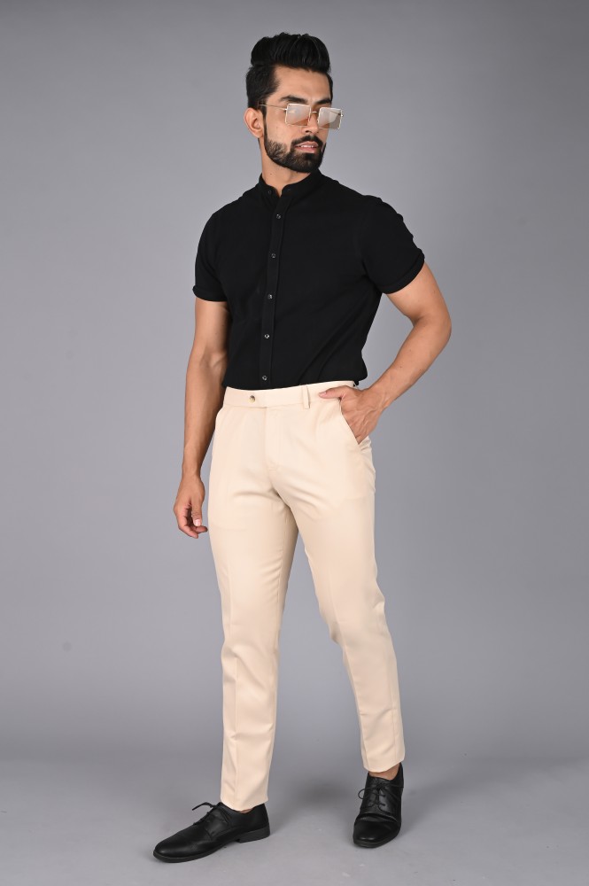 MANCREW Regular Fit Men Light Blue Trousers - Buy MANCREW Regular Fit Men  Light Blue Trousers Online at Best Prices in India