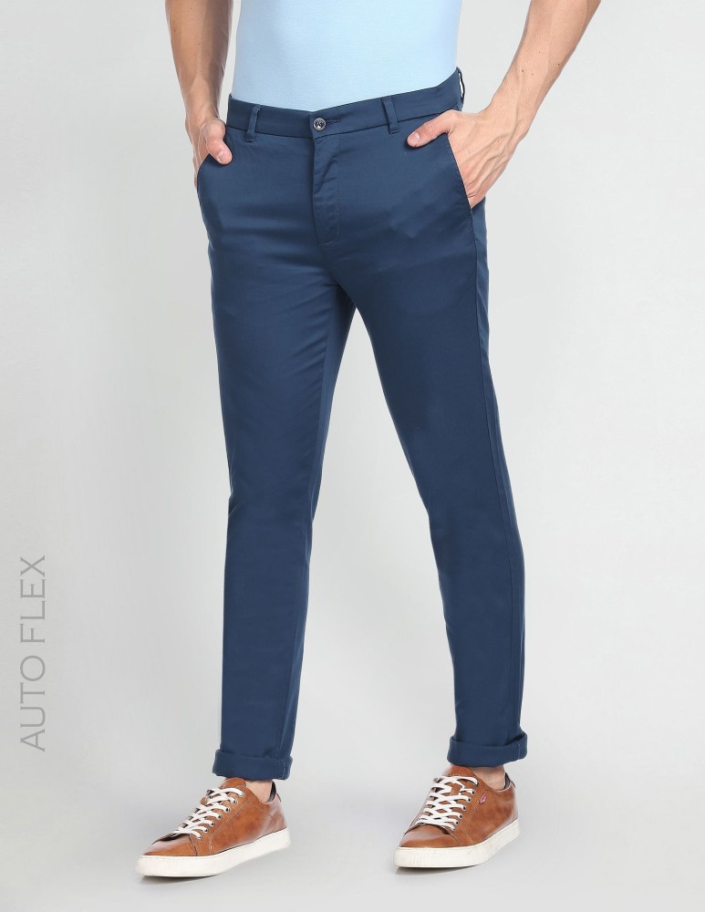 Buy Blue Trousers  Pants for Men by ARROW Online  Ajiocom