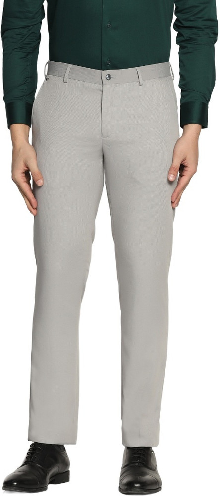 Blackberrys Slim Fit Men Grey Trousers  Buy Blackberrys Slim Fit Men Grey  Trousers Online at Best Prices in India  Flipkartcom