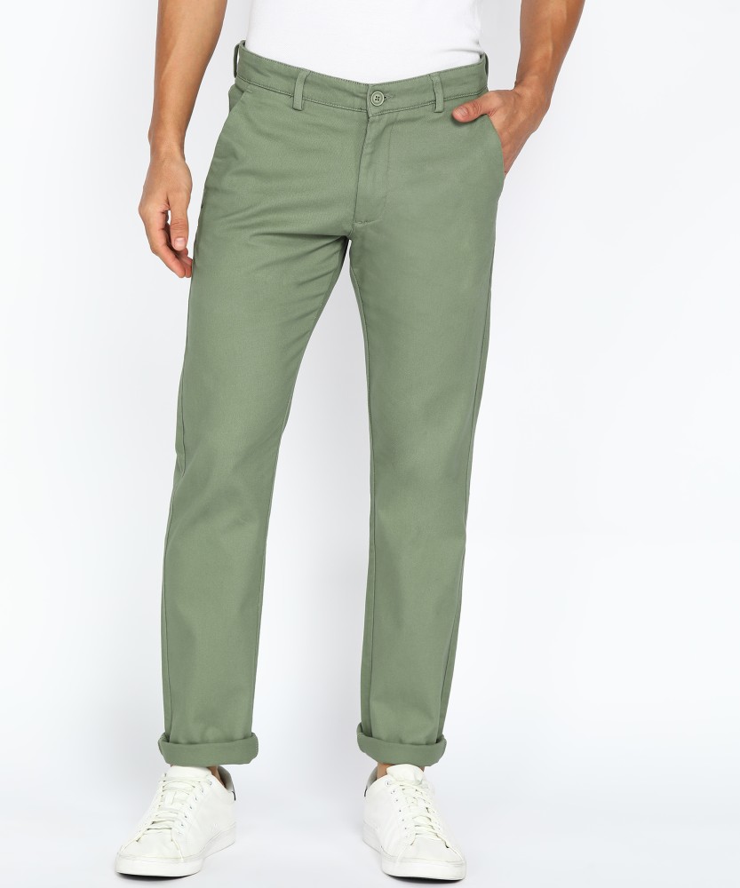 Mens Plain pants in imported Lycra fabric Regular Fit Men LIGHT GREEN  Lycra Blend Trousers