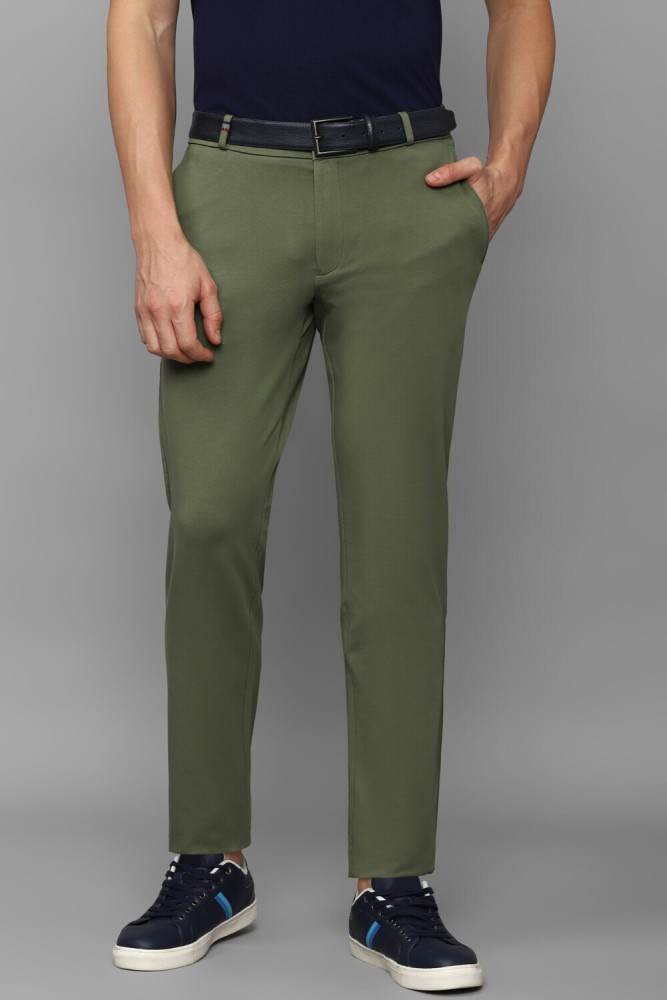 Buy Louis Philippe Grey Slim Fit Self Pattern Flat Front Trousers for Mens  Online  Tata CLiQ