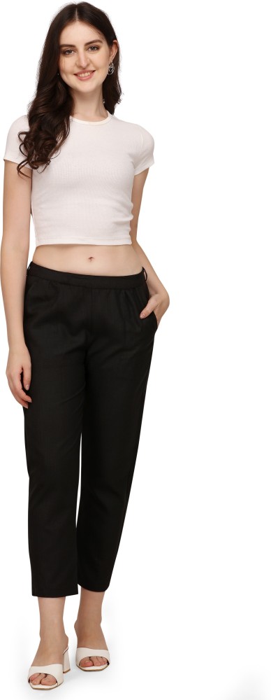 Buy Fithub Fashion Women's Formal Trouser  Slim Fit Cotton Blend Pants for  Office Wear Online at Best Prices in India - JioMart.