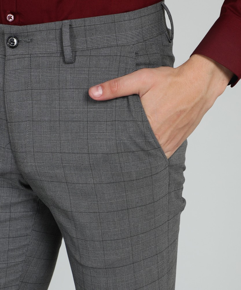 Louis Philippe Formal Trousers  Buy Louis Philippe Grey Trousers Online   Nykaa Fashion