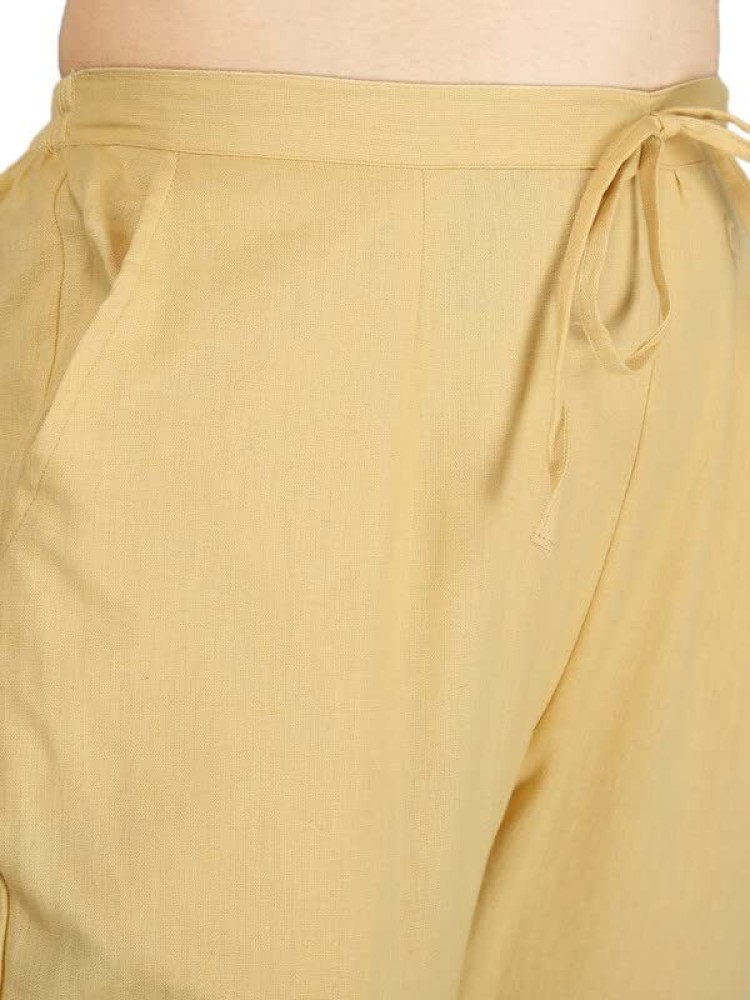 Buy DIGITAL SHOPEE Women's Regular Fit Cotton Trouser  (DS-TRS-Beige-S_Beige_S) at