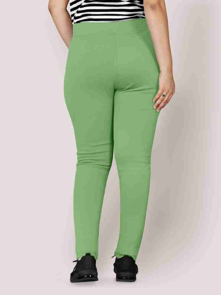 Buy online High Rise Solid Leggings from Capris & Leggings for Women by  Aurelia for ₹1599 at 12% off