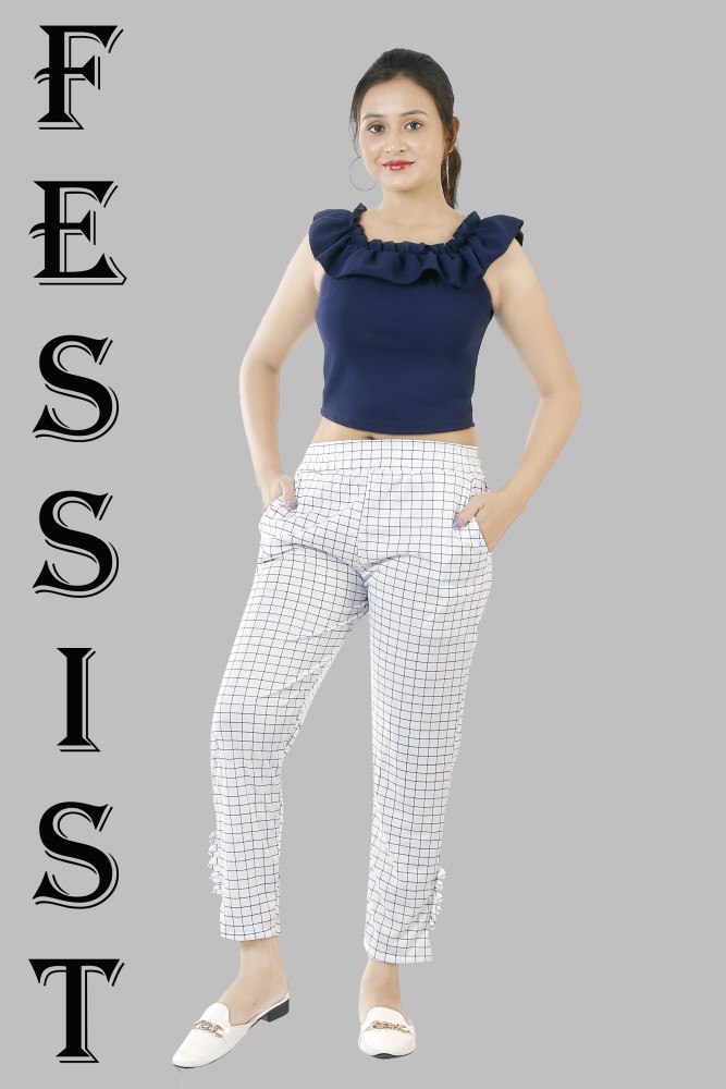 Imported Polyester Imp Chex Diamond Pant Waist Size 2834