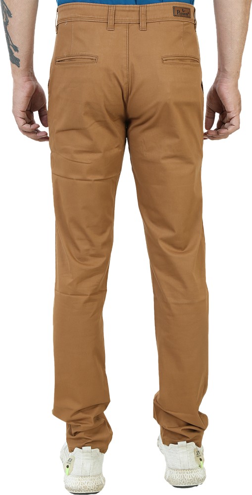 METRONAUT Slim Fit Men Cotton Blend Brown Trousers  Buy METRONAUT Slim Fit  Men Cotton Blend Brown Trousers Online at Best Prices in India   Flipkartcom