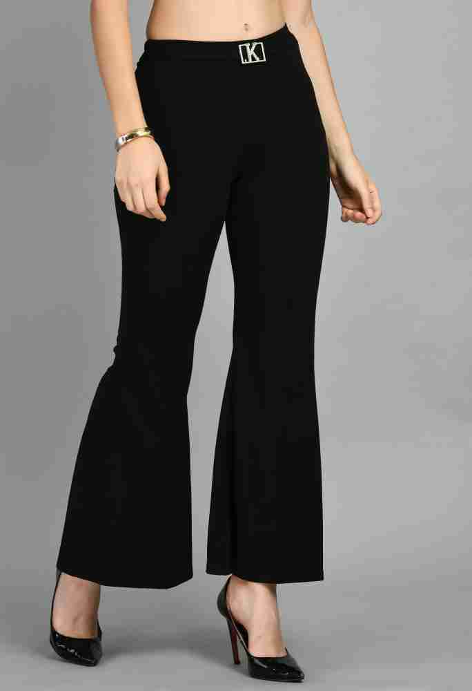 IUGA Relaxed Women Black Trousers - Buy IUGA Relaxed Women Black Trousers  Online at Best Prices in India